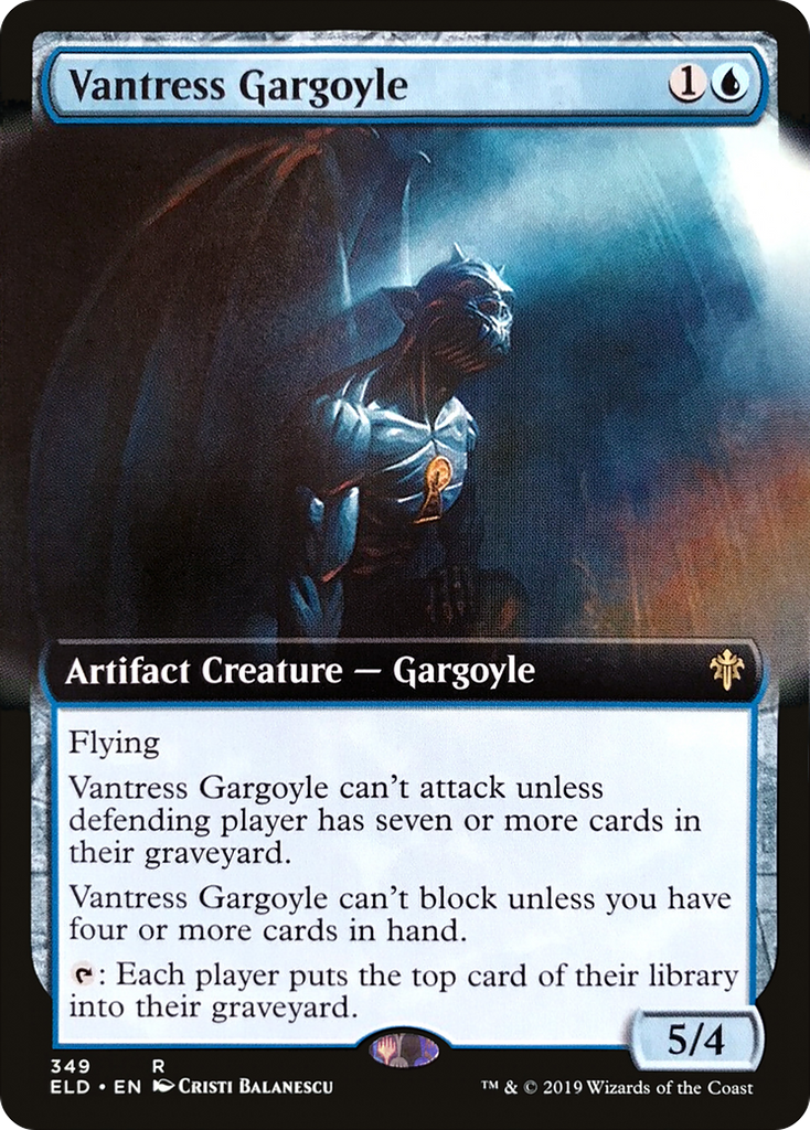 Magic: The Gathering - Vantress Gargoyle Foil - Throne of Eldraine