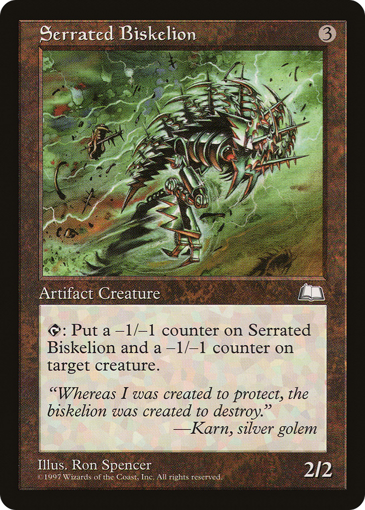 Magic: The Gathering - Serrated Biskelion - Weatherlight