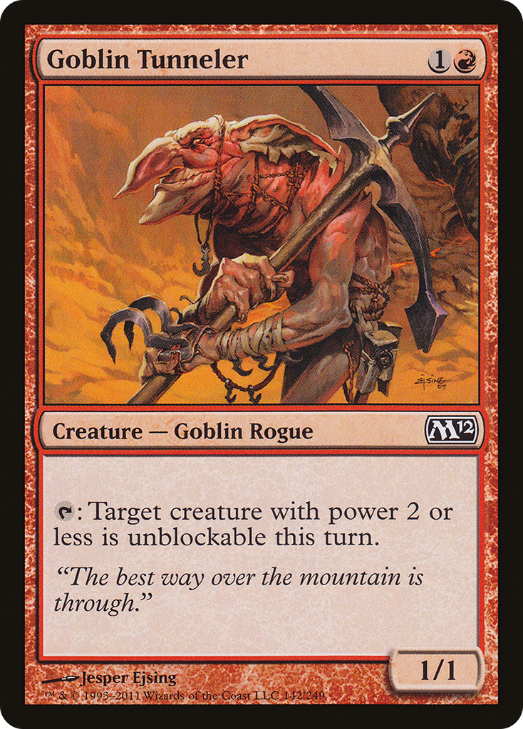 Magic: The Gathering - Goblin Tunneler - Magic 2012