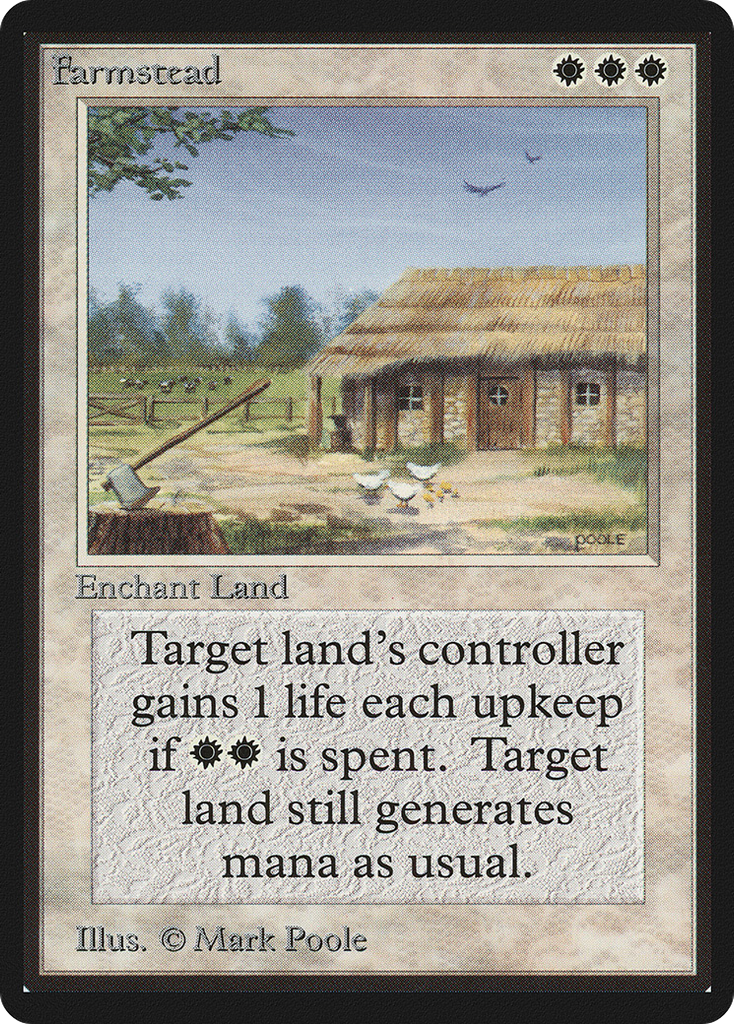 Magic: The Gathering - Farmstead - Limited Edition Beta