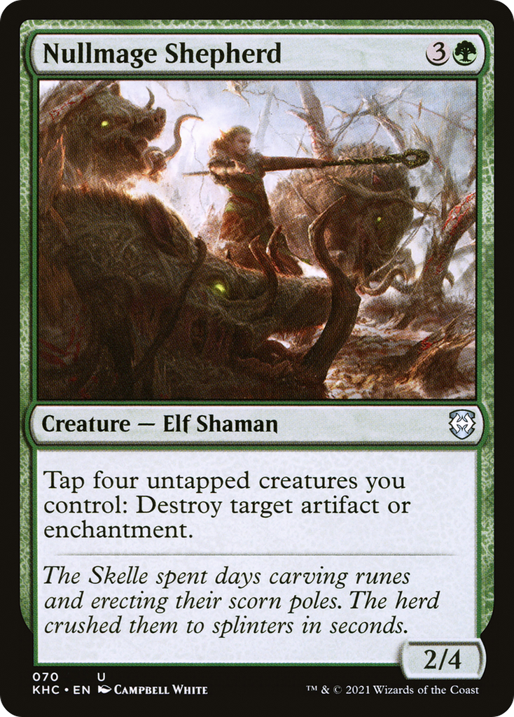 Magic: The Gathering - Nullmage Shepherd - Kaldheim Commander