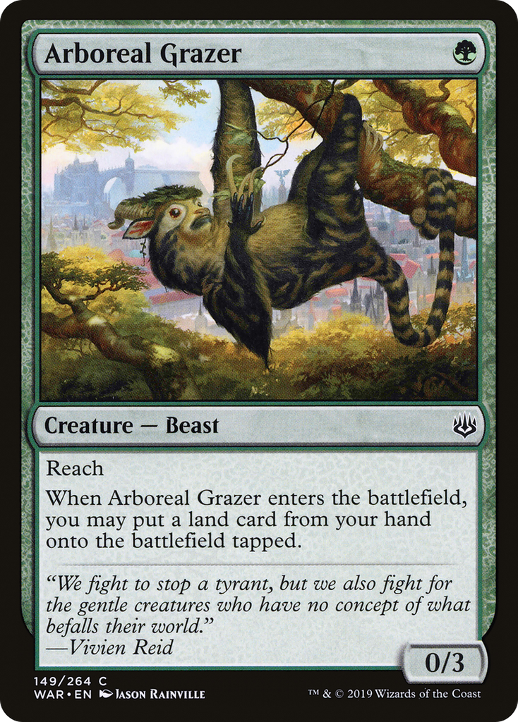 Magic: The Gathering - Arboreal Grazer - War of the Spark