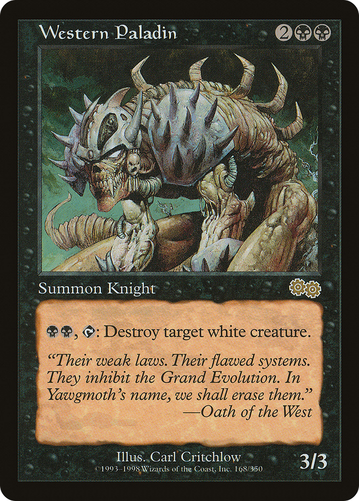 Magic: The Gathering - Western Paladin - Urza's Saga