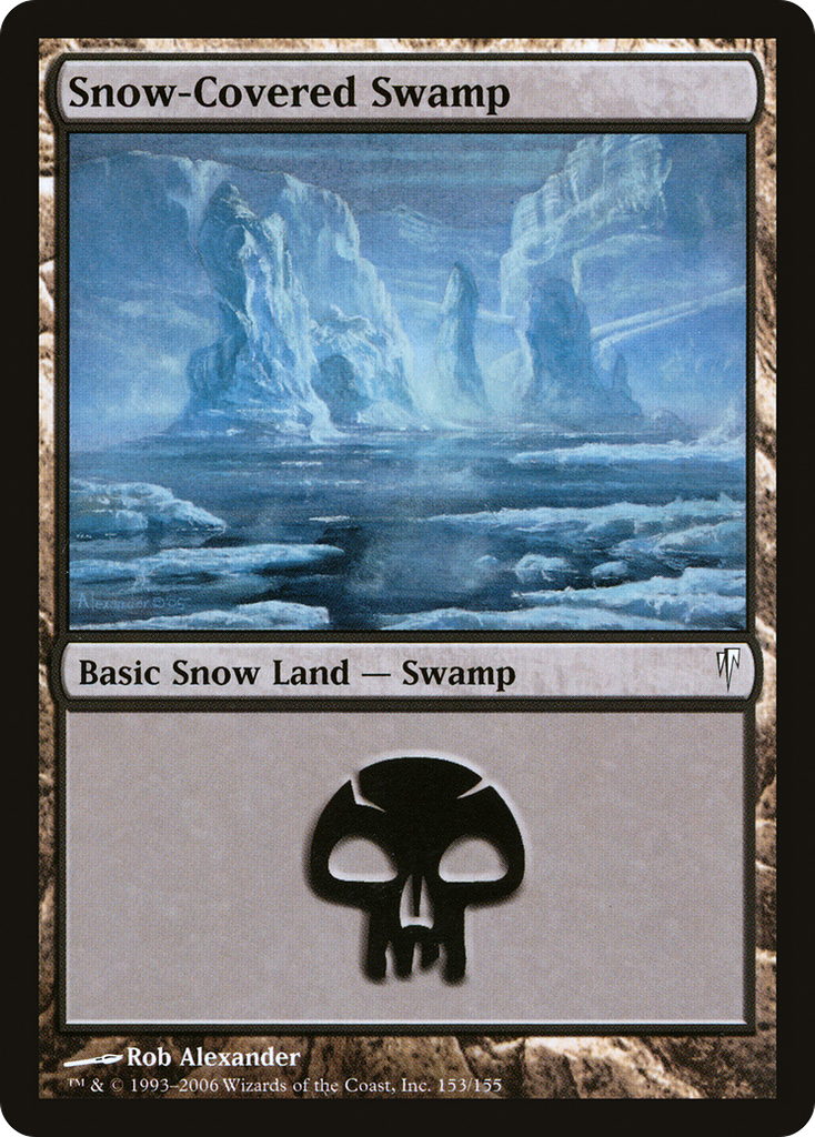 Magic: The Gathering - Snow-Covered Swamp - Coldsnap