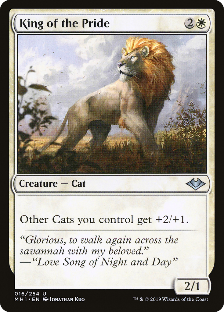 Magic: The Gathering - King of the Pride Foil - Modern Horizons