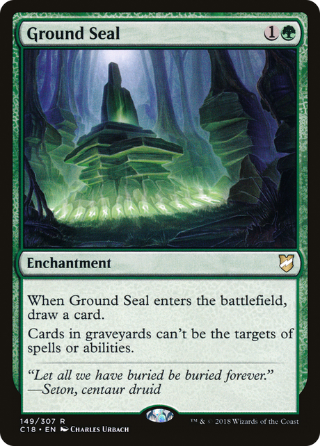 Magic: The Gathering - Ground Seal - Commander 2018