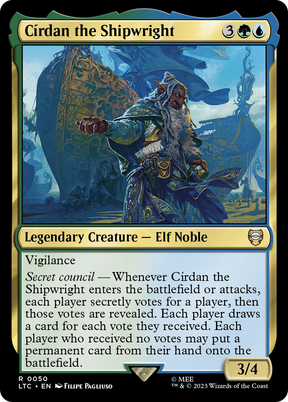 Magic: The Gathering - Círdan the Shipwright - Tales of Middle-earth Commander