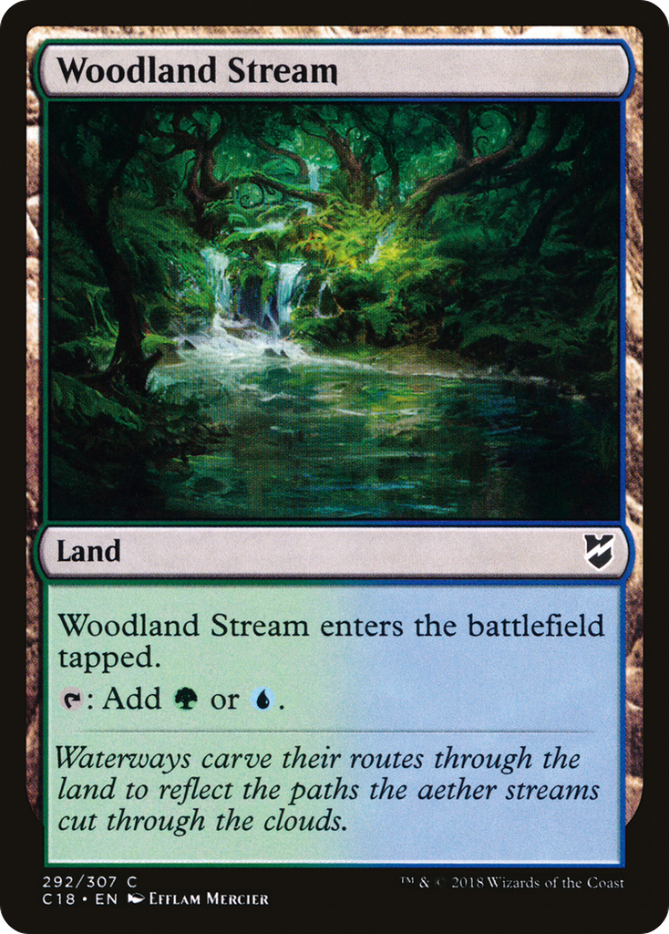 Magic: The Gathering - Woodland Stream - Commander 2018