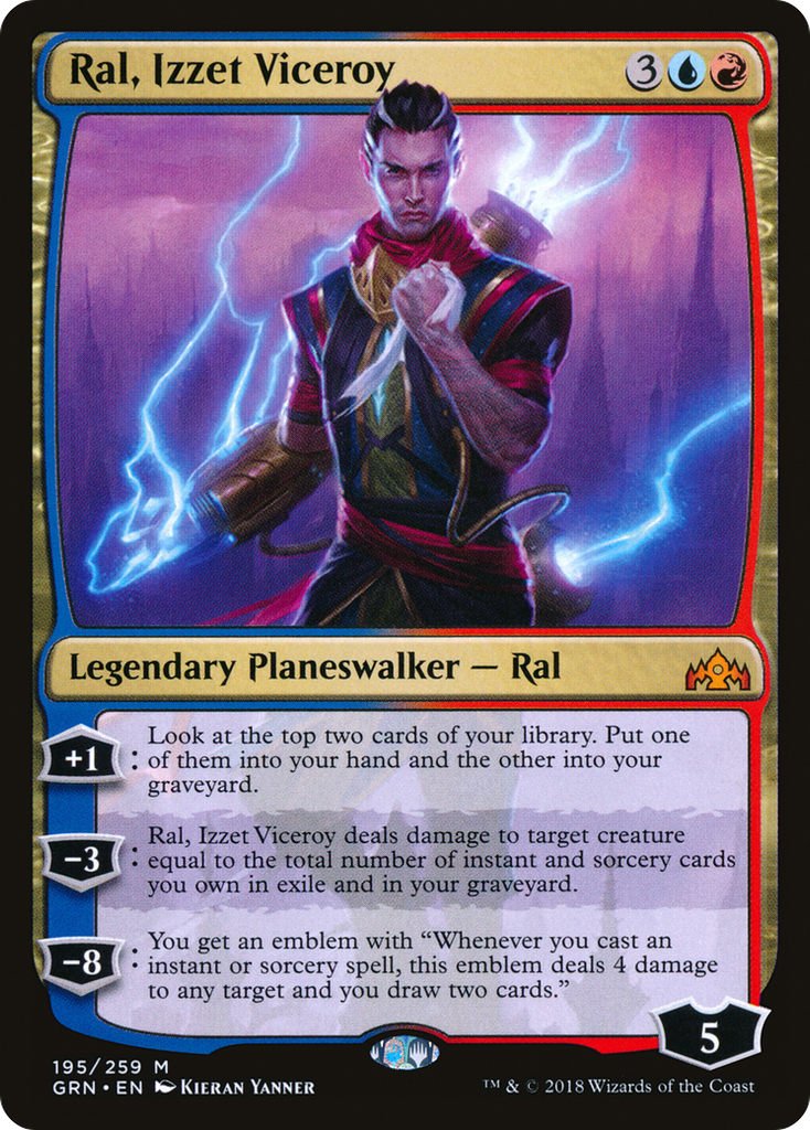 Magic: The Gathering - Ral, Izzet Viceroy - Guilds of Ravnica