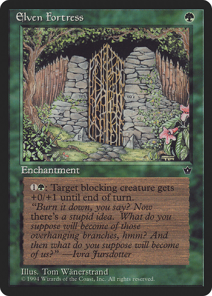 Magic: The Gathering - Elven Fortress - Fallen Empires