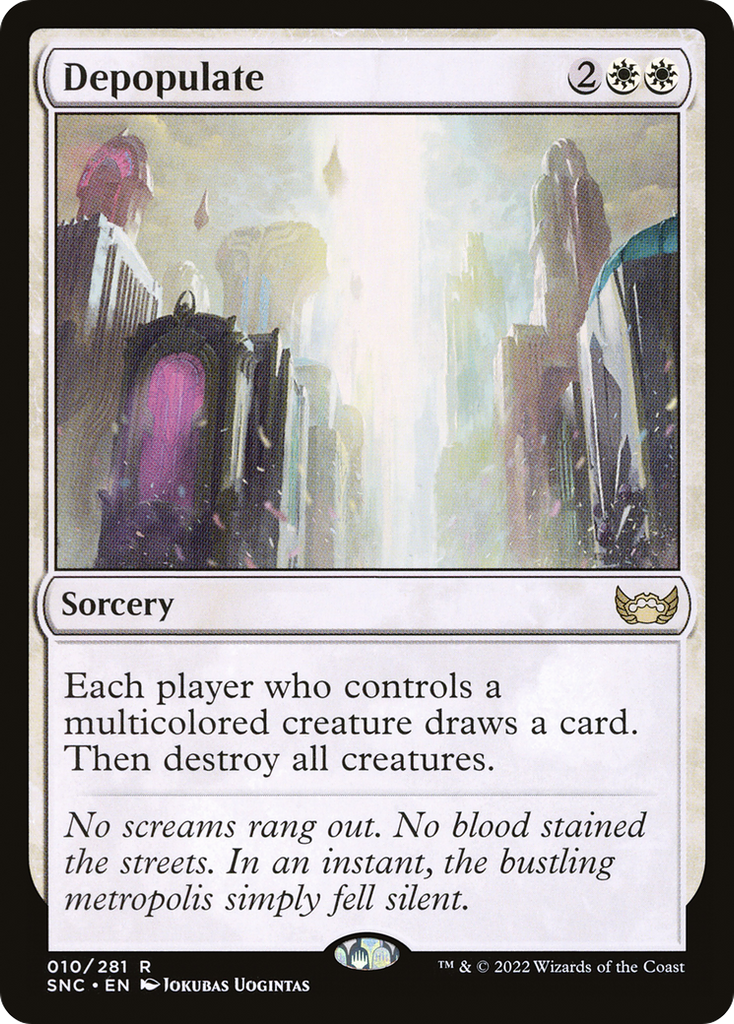 Magic: The Gathering - Depopulate - Streets of New Capenna