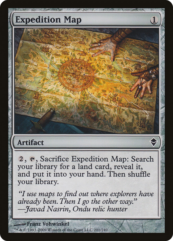 Magic: The Gathering - Expedition Map - Zendikar