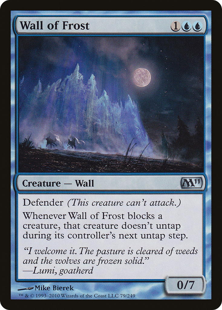 Magic: The Gathering - Wall of Frost - Magic 2011