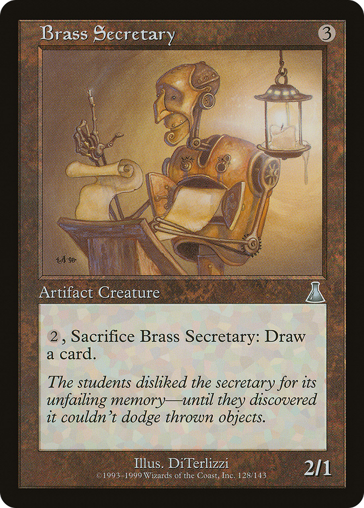 Magic: The Gathering - Brass Secretary - Urza's Destiny