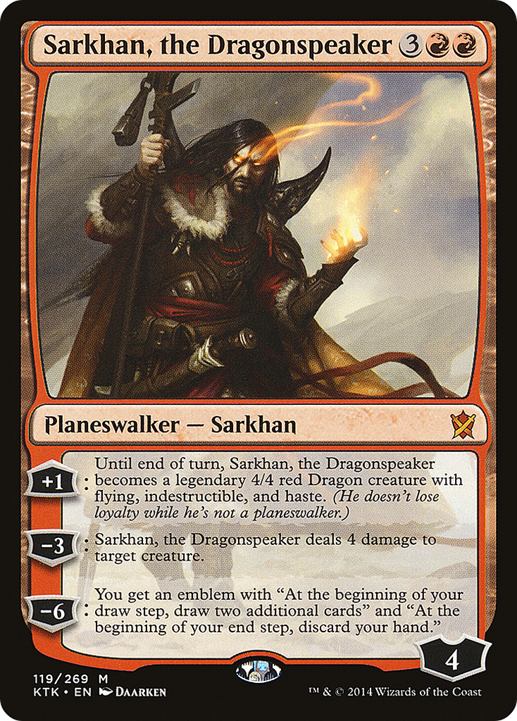 Magic: The Gathering - Sarkhan, the Dragonspeaker - Khans of Tarkir