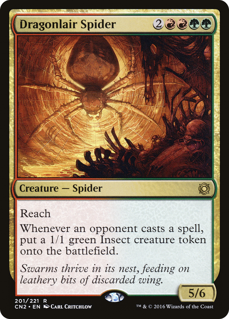 Magic: The Gathering - Dragonlair Spider - Conspiracy: Take the Crown