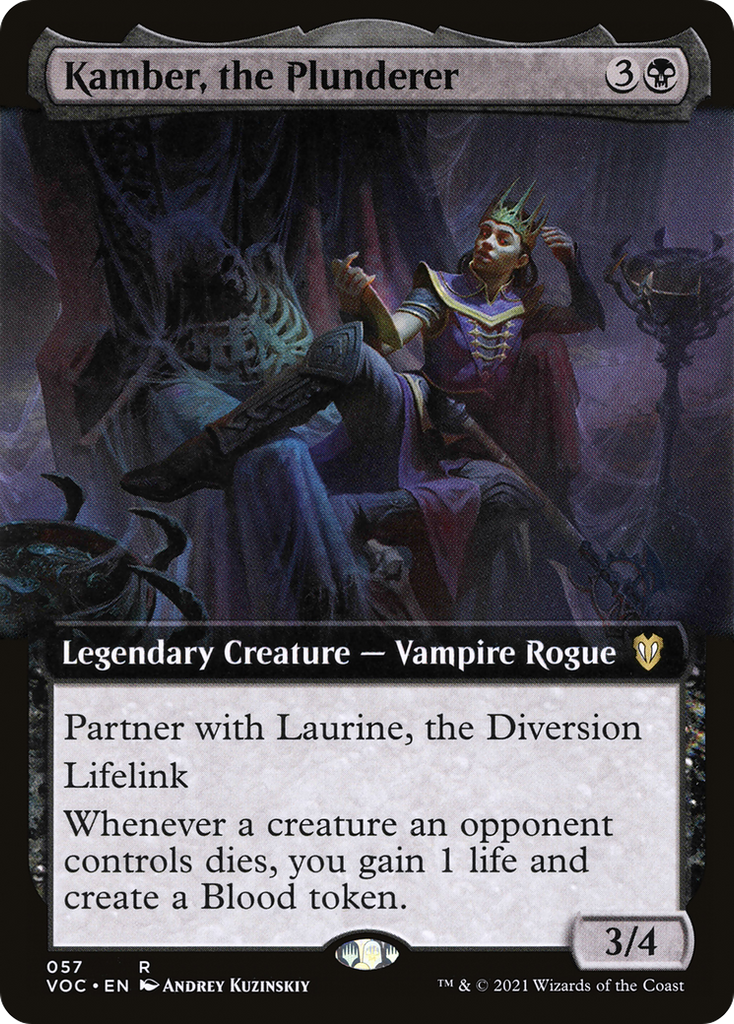 Magic: The Gathering - Kamber, the Plunderer - Crimson Vow Commander