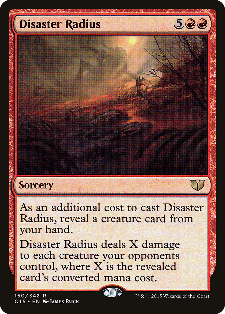 Magic: The Gathering - Disaster Radius - Commander 2015