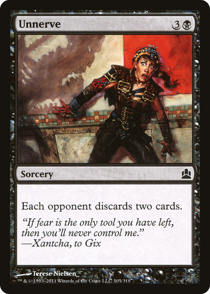 Magic: The Gathering - Unnerve - Commander 2011