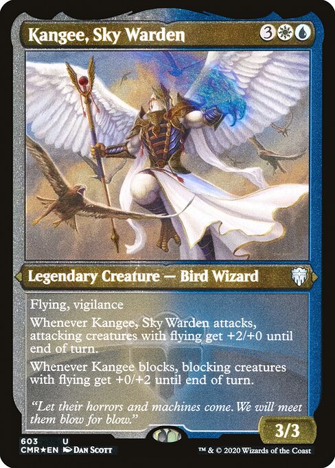 Magic the Gathering - Kangee, Sky Warden Foil - Commander Legends