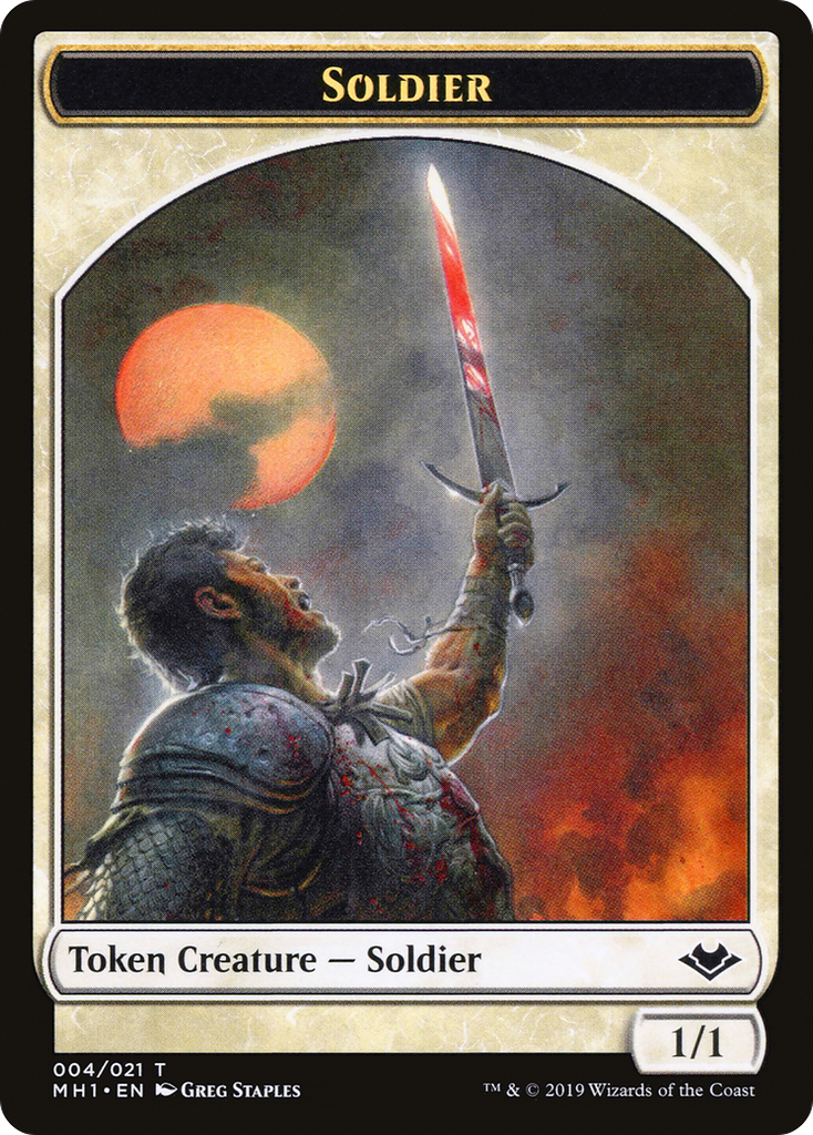 Magic: The Gathering - Soldier Token Foil - Modern Horizons Tokens