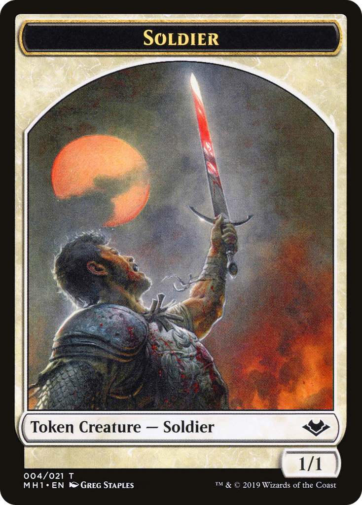 Magic: The Gathering - Soldier Token - Modern Horizons Tokens