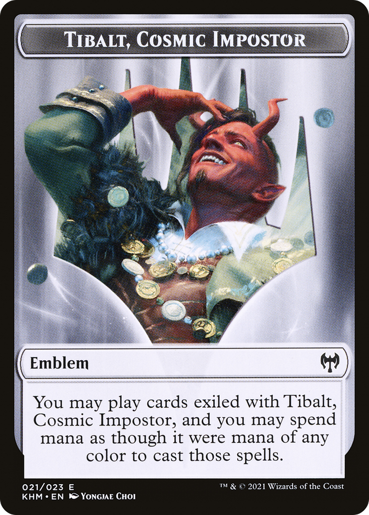 Magic: The Gathering - Tibalt, Cosmic Impostor Emblem - Kaldheim Tokens