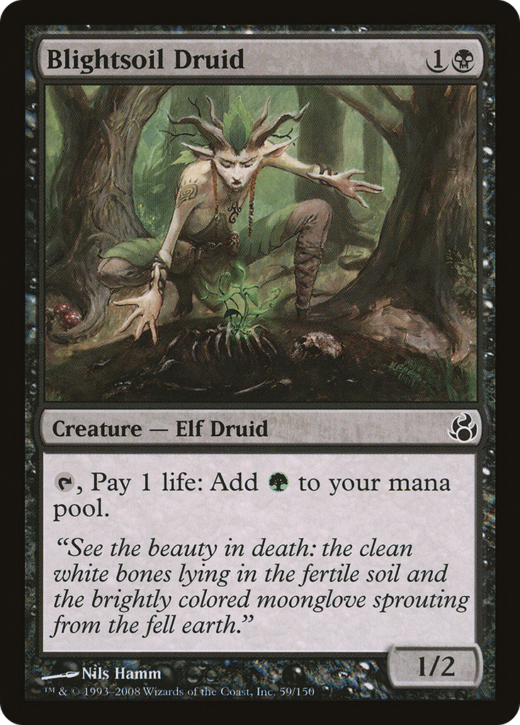 Magic: The Gathering - Blightsoil Druid - Morningtide