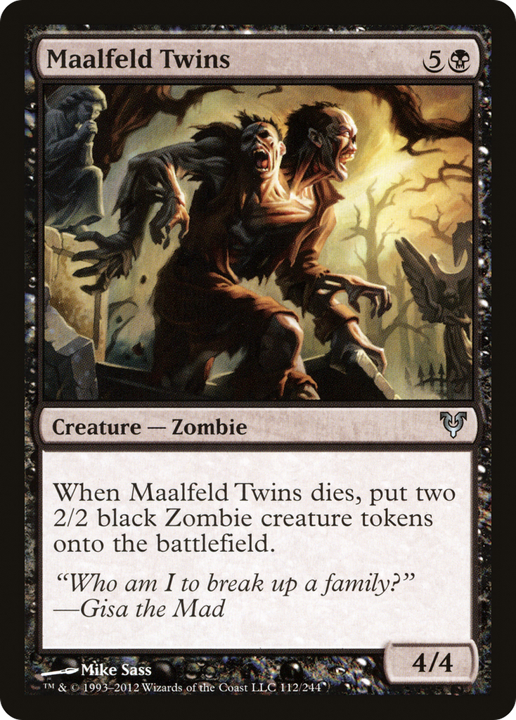 Magic: The Gathering - Maalfeld Twins - Avacyn Restored