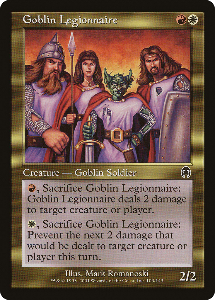 Magic: The Gathering - Goblin Legionnaire - Apocalypse