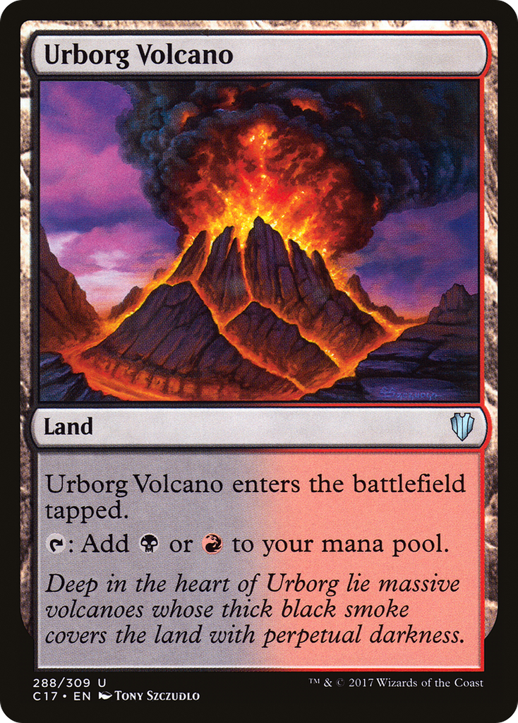 Magic: The Gathering - Urborg Volcano - Commander 2017