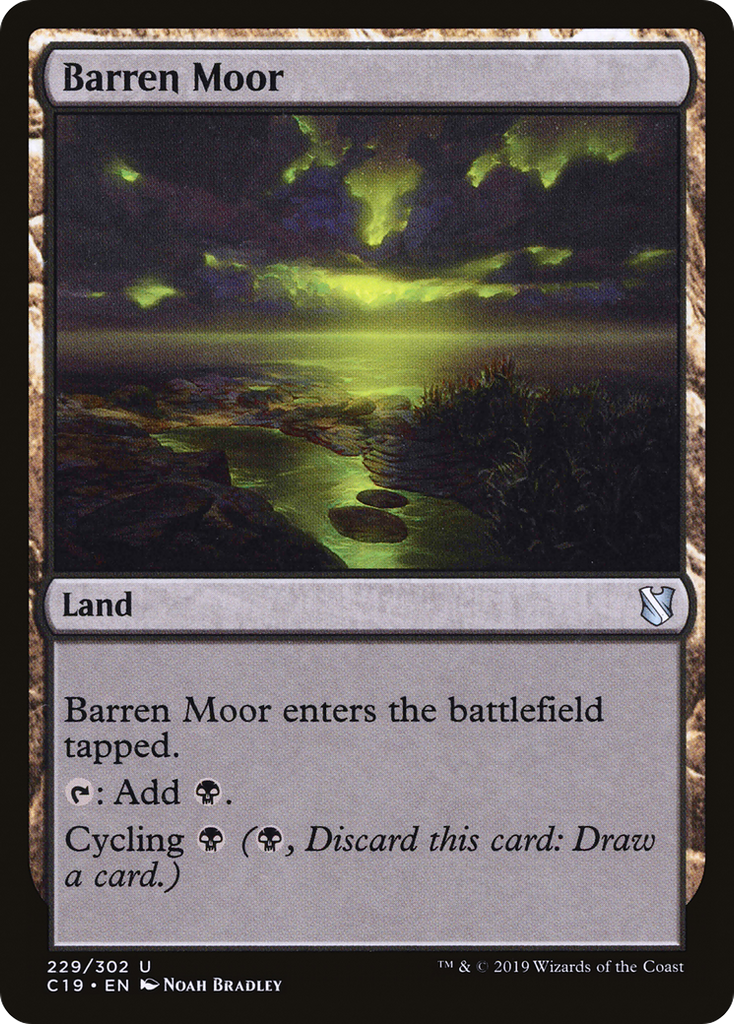 Magic: The Gathering - Barren Moor - Commander 2019