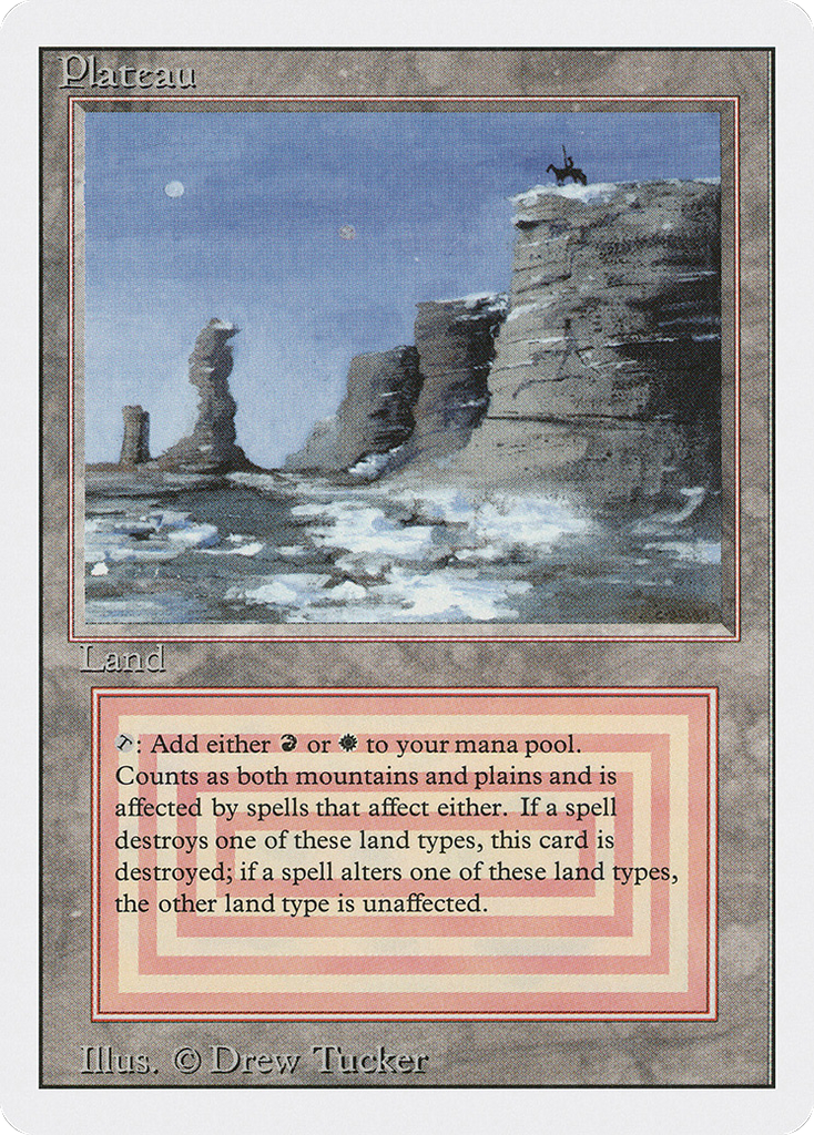 Magic: The Gathering - Plateau - Revised Edition