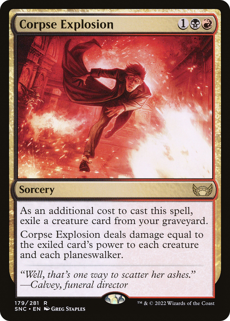 Magic: The Gathering - Corpse Explosion Foil - Streets of New Capenna