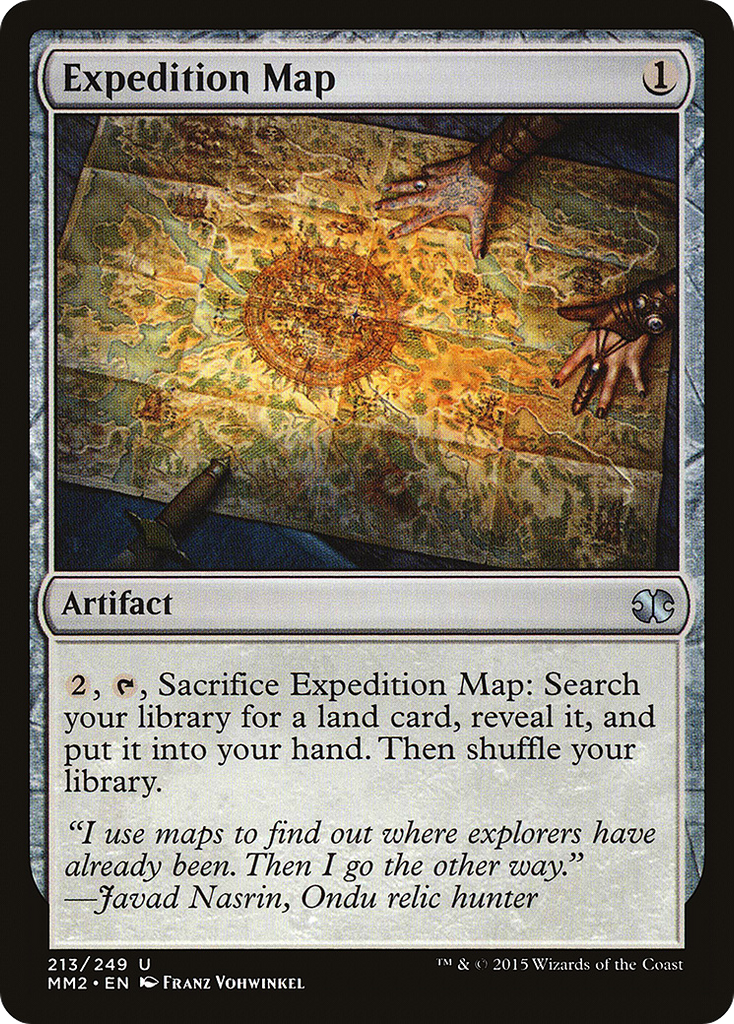 Magic: The Gathering - Expedition Map - Modern Masters 2015