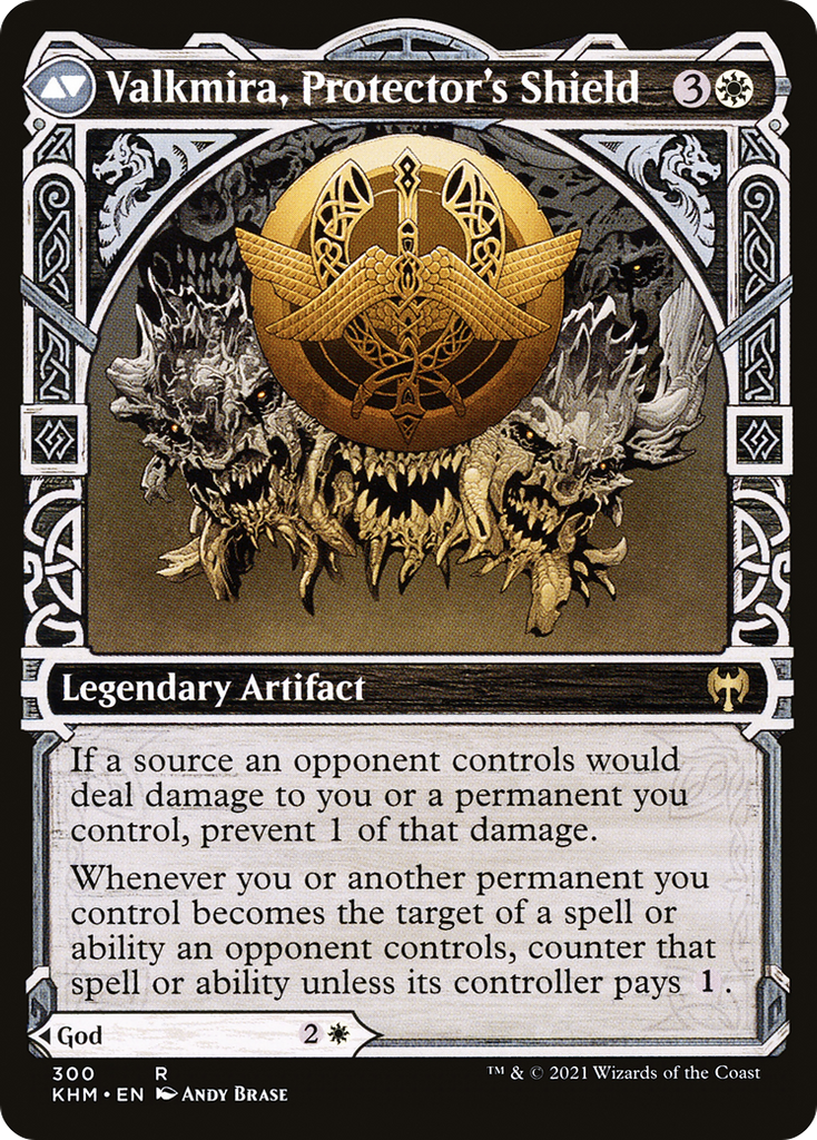 Magic: The Gathering - Reidane, God of the Worthy // Valkmira, Protector's Shield Foil - Kaldheim