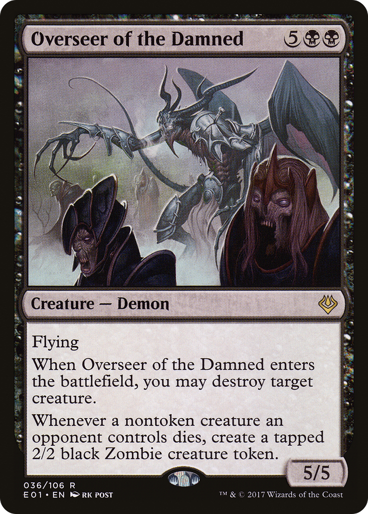 Magic: The Gathering - Overseer of the Damned - Archenemy: Nicol Bolas
