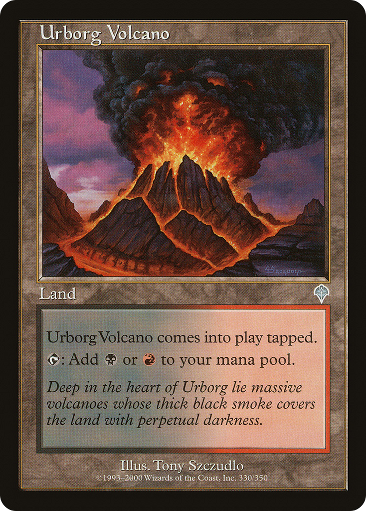Magic: The Gathering - Urborg Volcano - Invasion