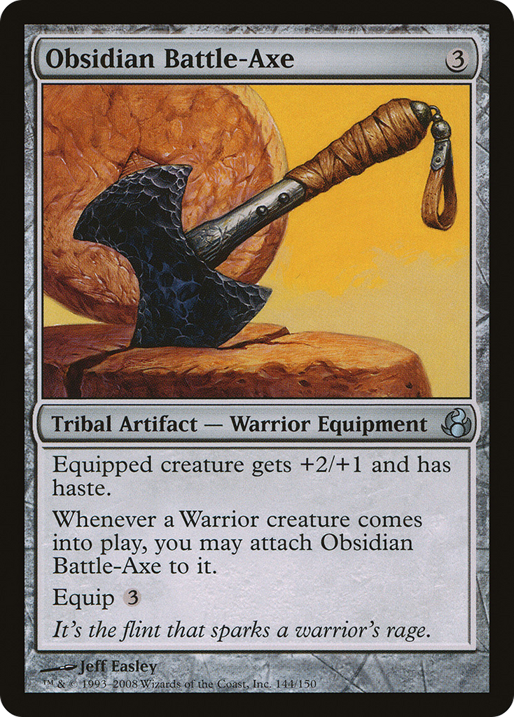 Magic: The Gathering - Obsidian Battle-Axe - Morningtide