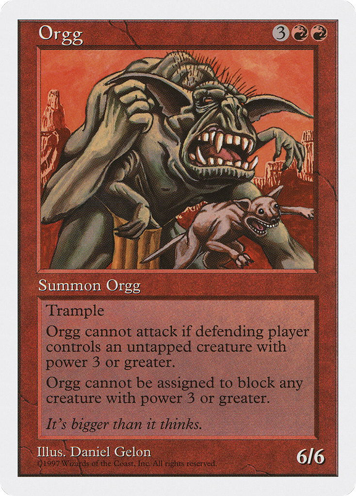 Magic: The Gathering - Orgg - Fifth Edition