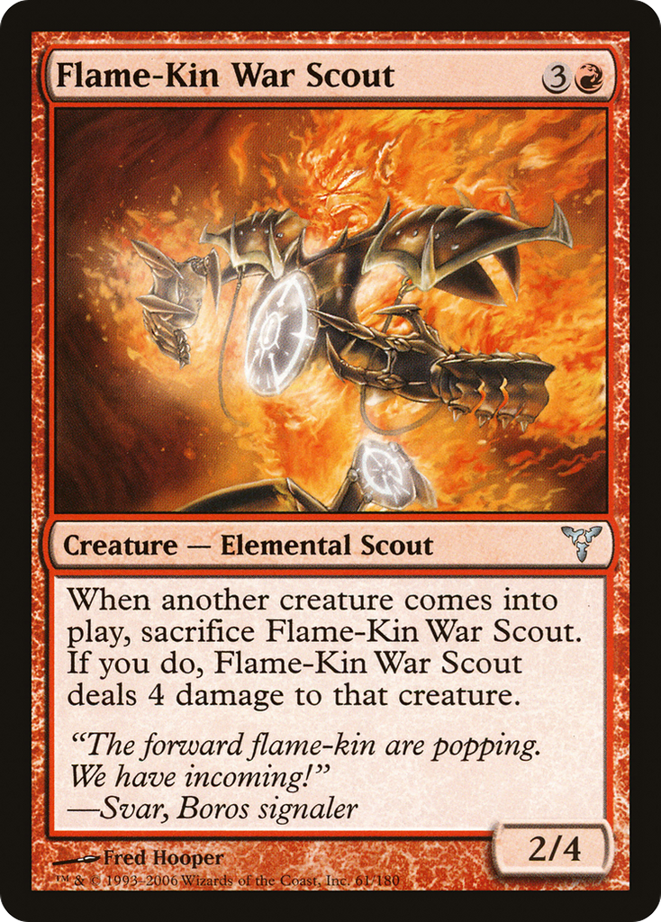 Magic: The Gathering - Flame-Kin War Scout - Dissension