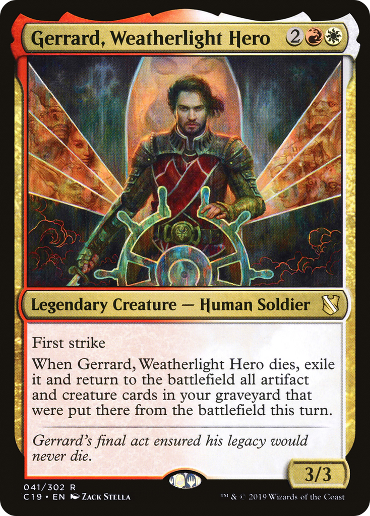 Magic: The Gathering - Gerrard, Weatherlight Hero - Commander 2019