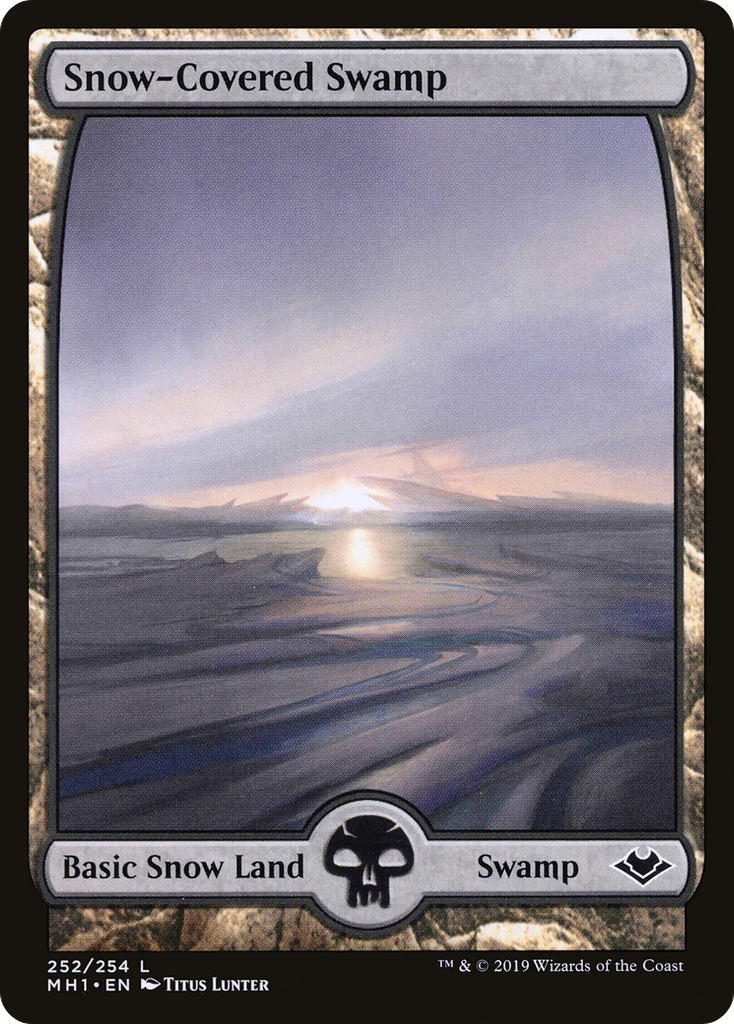 Magic: The Gathering - Snow-Covered Swamp - Modern Horizons