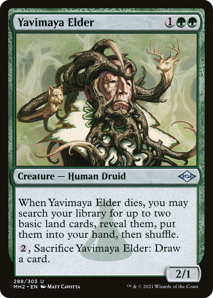 Magic: The Gathering - Yavimaya Elder Foil - Modern Horizons 2