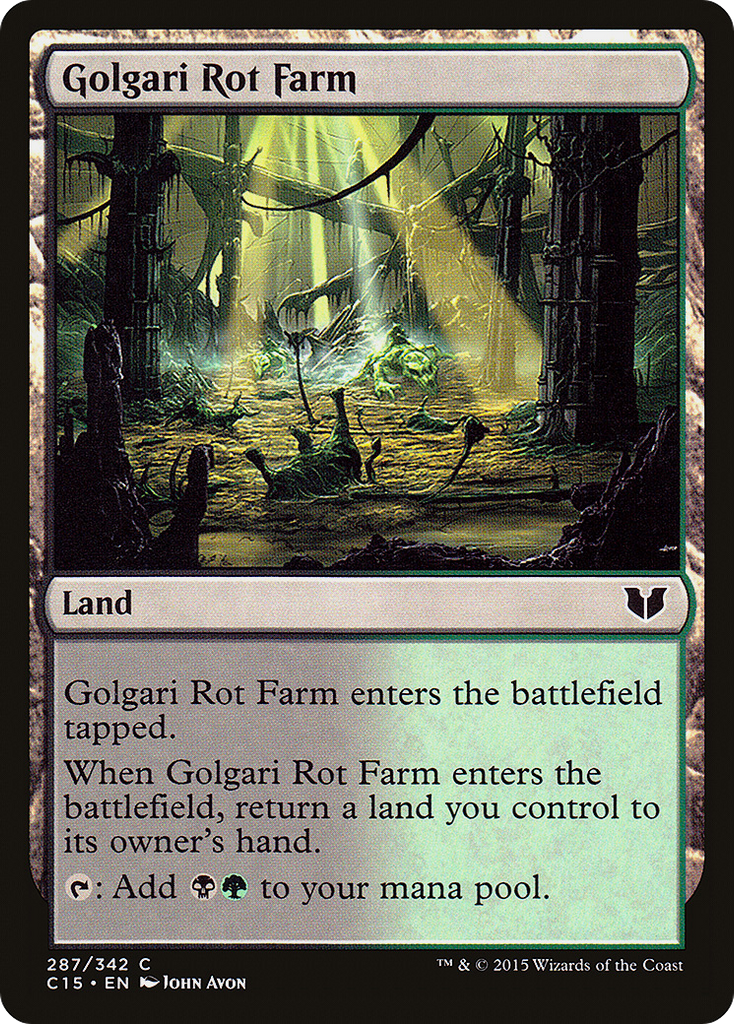 Magic: The Gathering - Golgari Rot Farm - Commander 2015