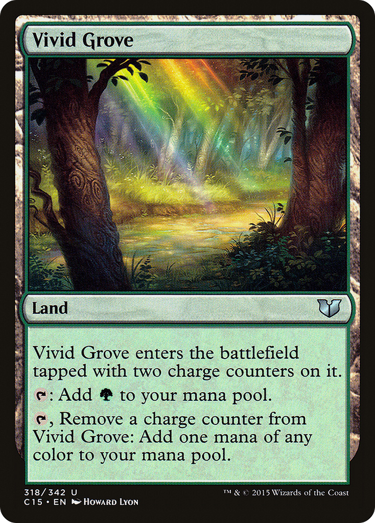 Magic: The Gathering - Vivid Grove - Commander 2015