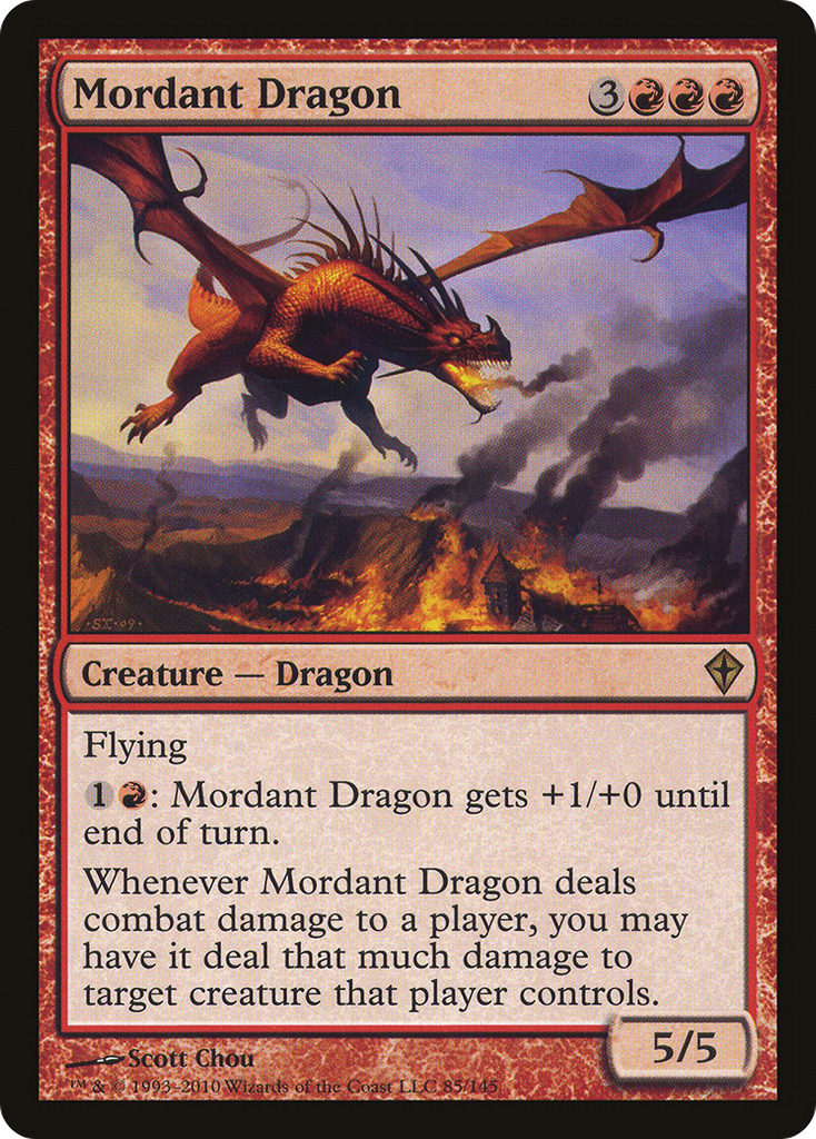 Magic: The Gathering - Mordant Dragon - Worldwake
