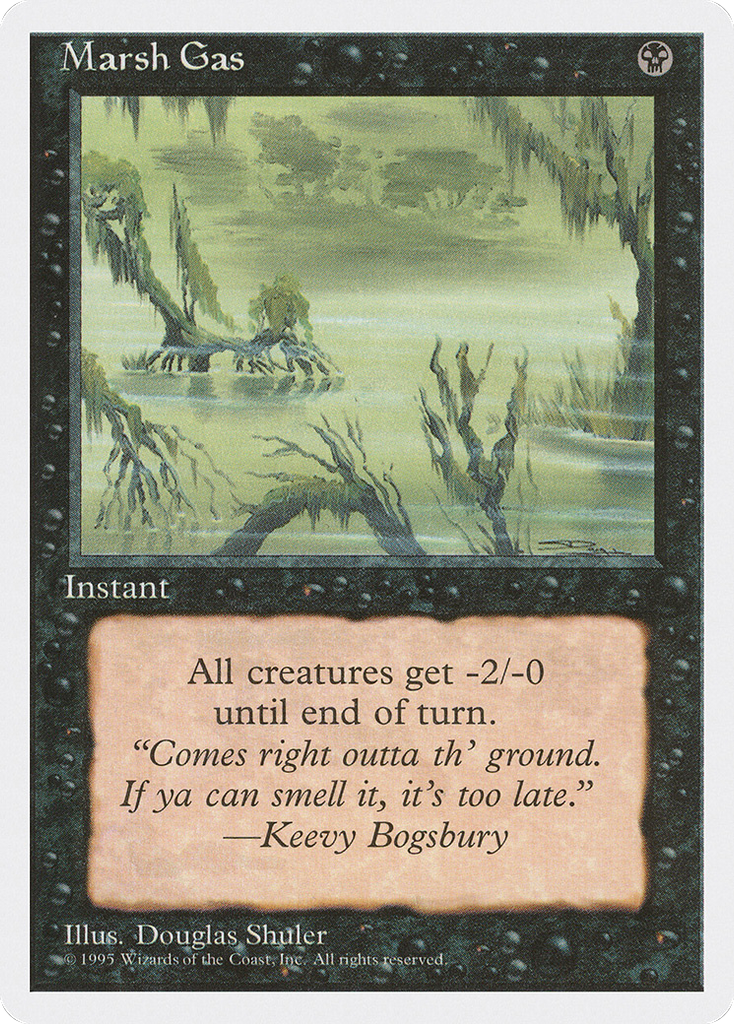 Magic: The Gathering - Marsh Gas - Fourth Edition