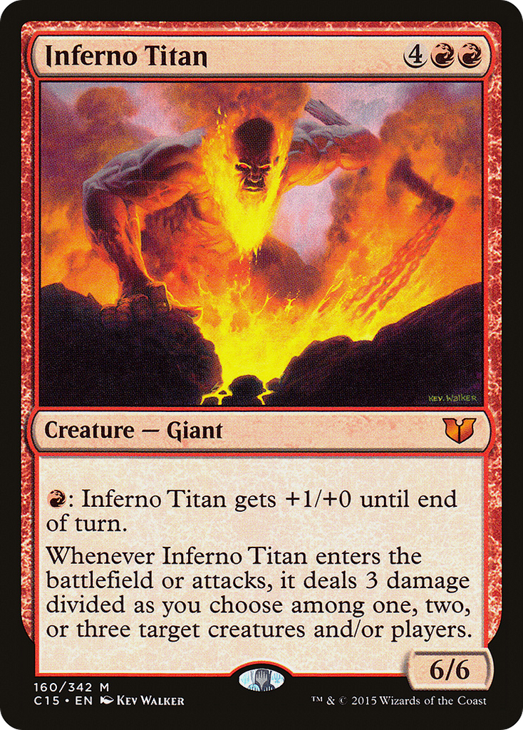 Magic: The Gathering - Inferno Titan - Commander 2015