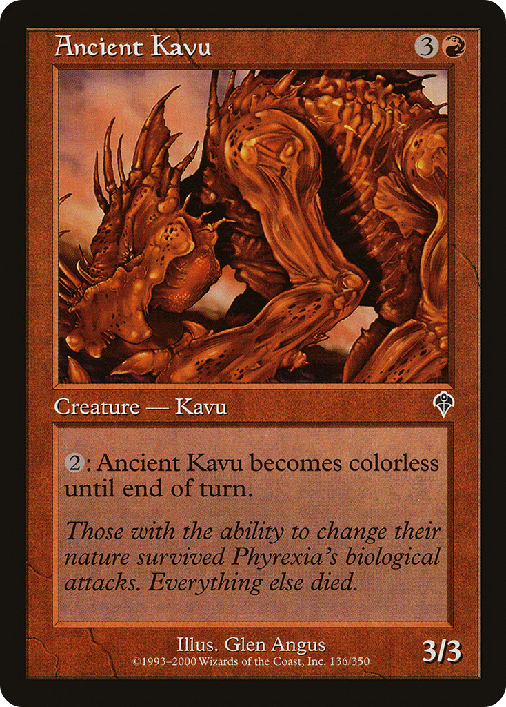 Magic: The Gathering - Ancient Kavu - Invasion